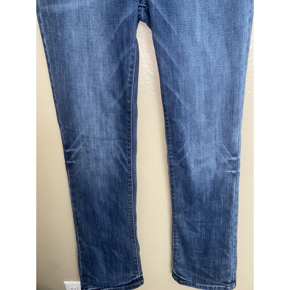 Wrangler Rock47 Jeans Western Low Rise Boot Cut Bling Cowgirl 31 X 34 Distressed - Picture 4 of 7
